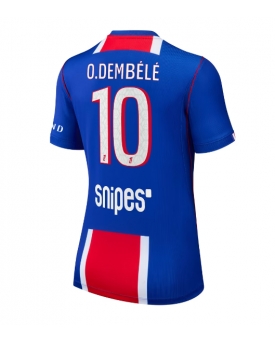 Billige Fotballdrakt Paris Saint-Germain Ousmane Dembele #10 Replika Hjemmedrakt Dame 2026-27 Kortermet Billige Fotballdrakt Paris Saint-Germain Ousmane Dembele #10 Replika Hjemmedrakt Dame 2026-27 Kortermet